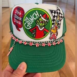 Otto Trucker Patch Hat The Grinch Christmas + Max Holiday Vibes